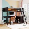 Queen Size Upholstered Platform Bed Frame with Storage Drawers Beige 4