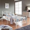 Cute Pink Twin Bed Frame with Storage Caddy for Teen Girls and Adults 3
