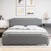 Olela Wood Queen Bed Frame with Headboard and Two Bedside Lights 4