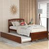 Modern 6 Inch Metal Platform Bed Frame with Wooden Slat Support, Full 4