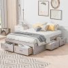 KOMFOTT Queen Metal Bed Frame with Headboard and 11.5” Storage 4