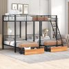 King Size Solid Wood Canopy Platform Bed with Support Legs Natural 4