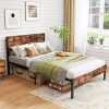 Olivae Queen Bed Frame with 4 Storage Drawers and Adjustable Headboard 3