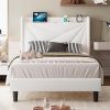 Giantex Twin House Bed with Trundle, Montessori Wood Tent Frame Grey 3