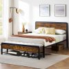 Montessori Full Size Floor Bed with Door and Safety Guardrails 3