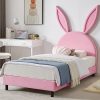 Montessori Floor Bed with House Headboard Full Size Bed for Kids 3