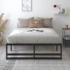 Modway Margo Walnut Full Wood Platform Bed Frame for Modern Home 4