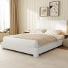 Harper Bright Twin Bed Frame with Drawers in White Wooden Design 4