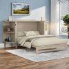 Wooden Storage Daybed with Drawers, Shelves, USB Ports, White 3
