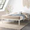 Vintage Metal Bed Frame Full Size with Headboard and Footboard Black 3