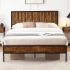 Queen Size L-Shaped Upholstered Daybed Frame with USB Ports Blue 4