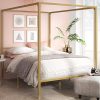 iPormis Queen Size Metal Bed Frame with Leather Headboard, Heavy-Duty Platform Bed Frame, Thicker Metal Steel Slats Support, 12” Under-Bed Space, Noise-Free, Easy Assembly, Black 3