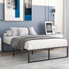 COLAMY 12 Inch Queen Wood Platform Bed Frame with Slat Support 3 COLAMY 12 Inch Queen Wood Platform Bed Frame with Slat Support 3