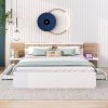 Citylight Full Bed with Twin Trundle and Bookcase Headboard 3