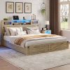 EMODA 16 Inch Twin Bed Frame with Headboard Heavy Duty Platform Bed 4