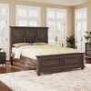 Queen Size Bed Frame with Storage Upholstery Headboard and Drawers 3