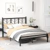 Queen Size Galano Wood Bed Frame with Headboard and Slat Support 4