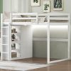 GAOMON King Size Bed Frame with Storage and Charging Station 4