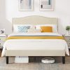 Queen Size Bed Frame with Storage Headboard and USB Charging Station 3