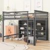 Full Size Upholstered Bed Frame with Tufted Headboard and Storage 3