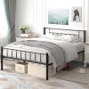 Twin Metal Loft Bed with L-Shaped Desk and USB Charging Station 3