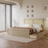 Foldable Twin Metal Bed Frame with Underbed Storage 14 Inches High 4