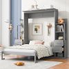 Twin Size Metal Bed Frame with Charging Station and Under Bed Storage 3