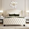 Twin Size Bed Frame with Wood Headboard and Storage – No Box Spring 4