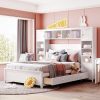 Twin Size Loft Bed with Stairs Desk Storage Drawers for Kids Adults 4 Twin Size Loft Bed with Stairs Desk Storage Drawers for Kids Adults 4
