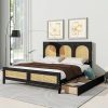 Giantex Twin Daybed Frame with Metal Slats and Guardrails, Black 3