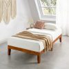 King Size Pine Wood Daybed Frame with Storage and USB Ports in White 3