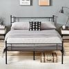 Sturdy Full Size Bed Frame with Headboard and 12.5 Inch Storage