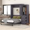 Merax Full Size Upholstered Bed with Under-Bed Storage and USB Charging 4 Merax Full Size Upholstered Bed with Under-Bed Storage and USB Charging 4