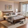 Atomic Red Full Platform Bed by Modway with Wood Slat Support 3