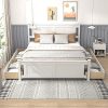 YITAHOME Queen Bed Frame with USB Ports and Motion Sensor Light Gray 3