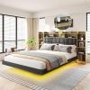 White Full Bed Frame with Headboard and Footboard for Kids 4
