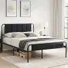 Modway Elsie Modern Metal Full Bed Frame with Slat Support White 4
