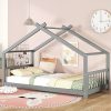 Low Profile Full Size Bed Frame 10 Inch Metal Foundation No Box Spring 3