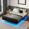 Queen Size Wood Bed Frame with Storage Underneath Easy Assembly 4