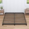 Keyluv Twin LED Upholstered Bed Frame with Storage Drawer, Pink 3