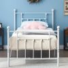 Scandinavian Queen Bed Frame Solid Wood Platform with Slat Support 4