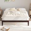 Twin Bed Frame with Butterfly Headboard Easy Assembly No Box Spring 4