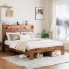 Full Size Fabric Bed Frame with Upholstered Headboard and Storage 3 Full Size Fabric Bed Frame with Upholstered Headboard and Storage 3