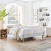 Soft Grey California King Upholstered Bed Frame by Eternity