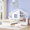 Full Size 14 Inch Metal Bed Frame with Headboard and Storage Space 3