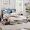 KOMFOTT 14 Inch Queen Metal Bed Frame Heavy Duty No Assembly Needed 4