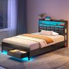 Queen 7 Inch Metal Bed Frame with 9-Leg Support Easy Assembly 4