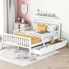 Luxury Queen Size Velvet Bed Frame with Storage Nightstands and LED 3