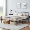 Bellemave Twin Size Montessori Floor Bed with Shelf for Kids 4