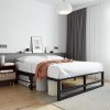Nazhura Full Size Bed Frame with Engineered Wooden Headboard and Footboard 4